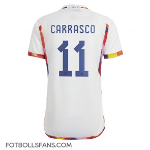 Belgien Yannick Carrasco #11 Replika Bortatröja VM 2022 Kortärmad